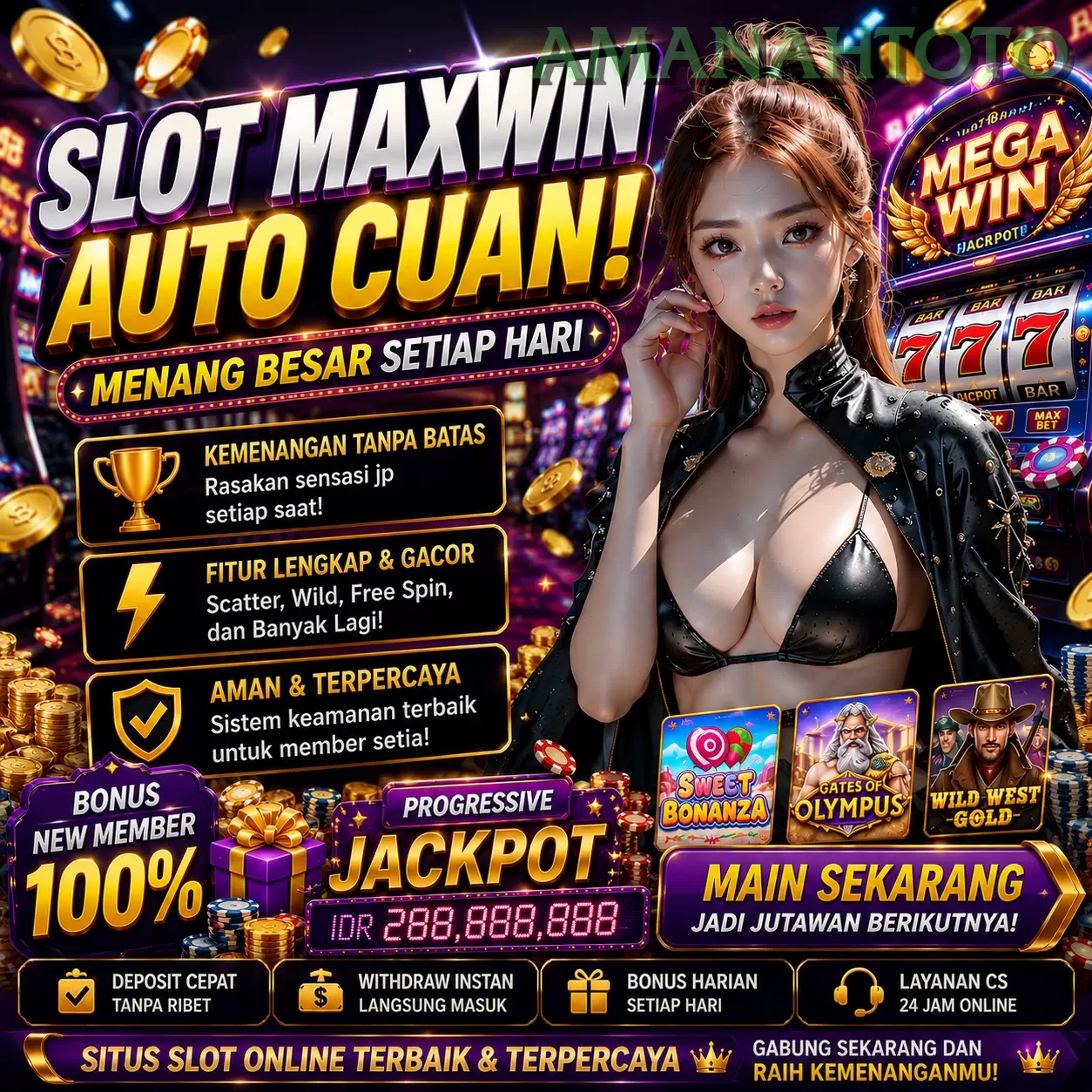 BONUS GARANSI KEKALAHAN SALDO KEMBALI 100_ promotion image
